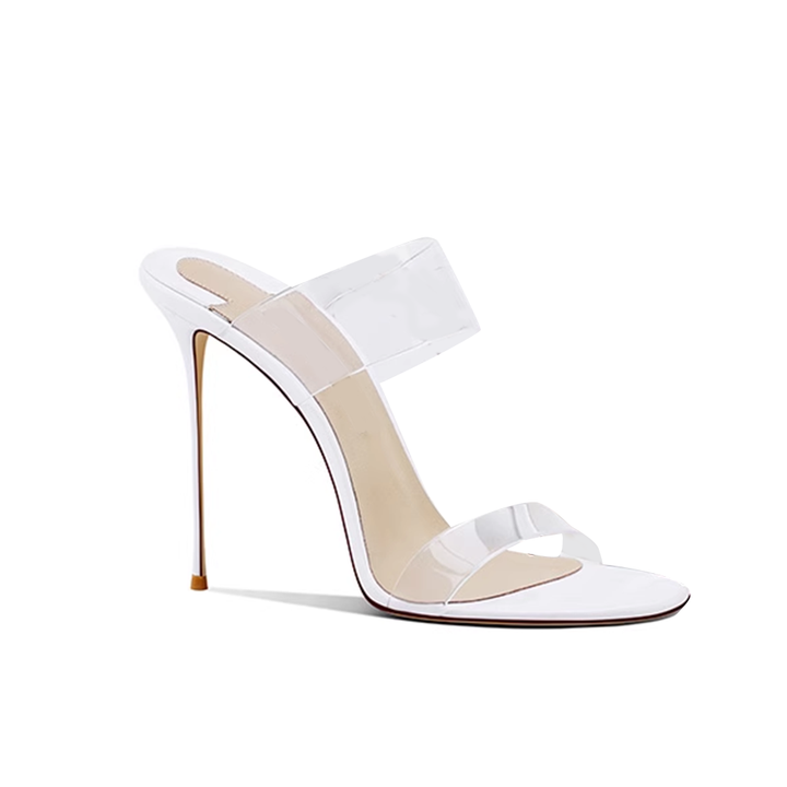 NOMNA PVC Mules Sandals - 10cm