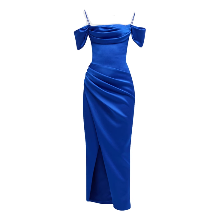 NUFIE Off-Shoulder Evening Dress Gown