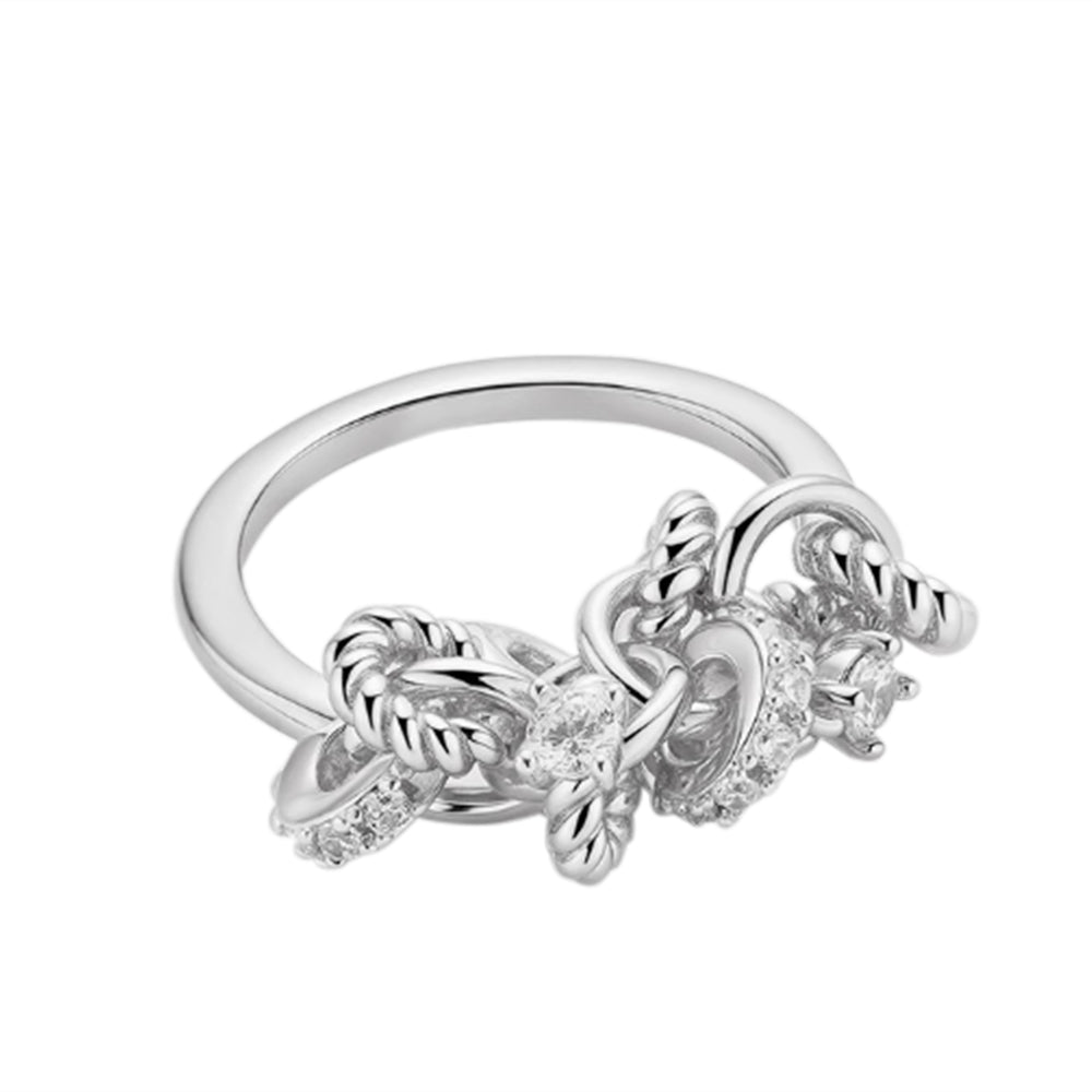 NUFRA Multi Ring Diamante Ring