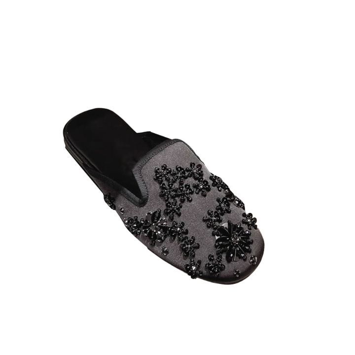 NUIDO Beaded Slippers Slides