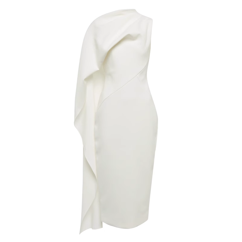 PADUI Ruffled Evening Dress Gown