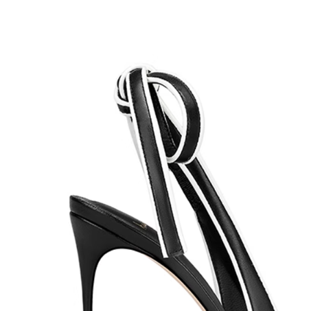 PESOR Lace Up Slingback High Heel Sandals - 10cm