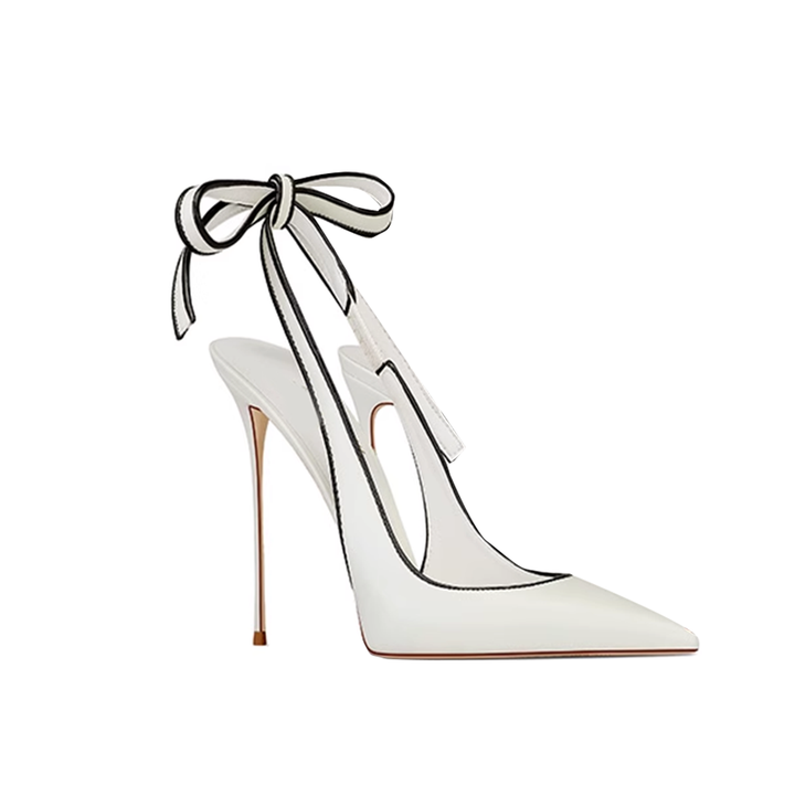 PESOR Lace Up Slingback High Heel Sandals - 10cm