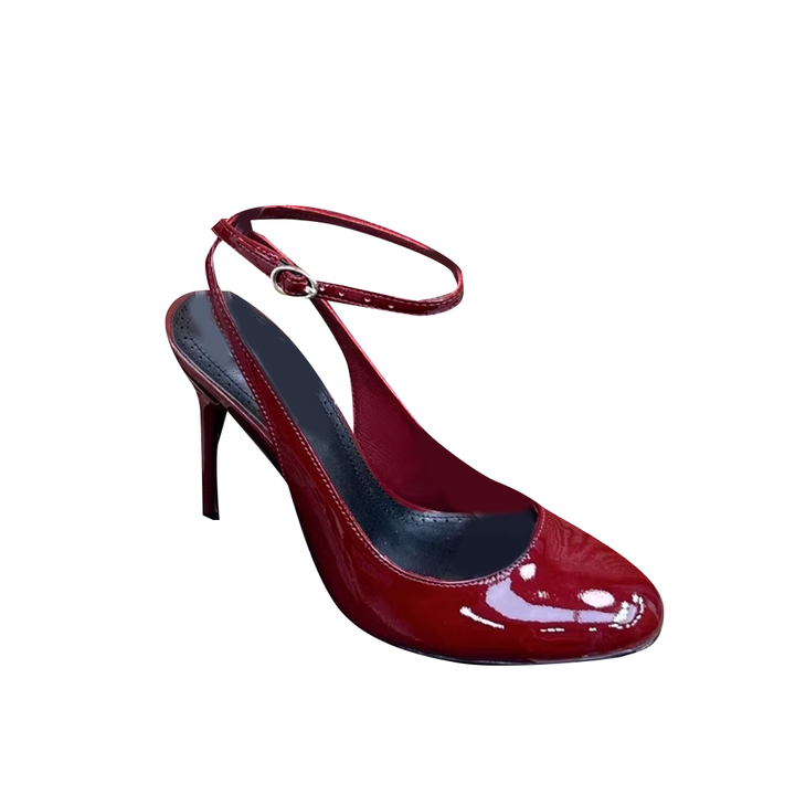 SERUV Ankle Strap High Heel Sandals