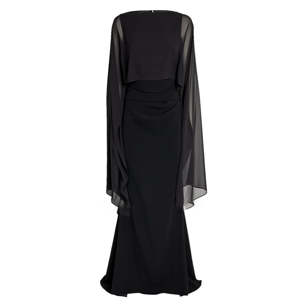 RADAI Cape Evening Dress Gown