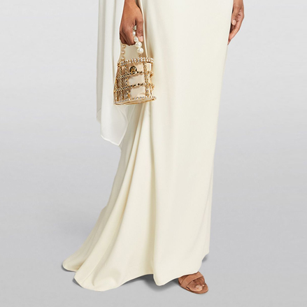 RADAI Cape Evening Dress Gown