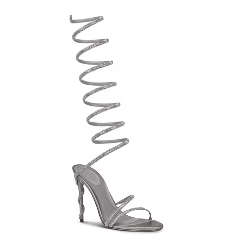 RAFEI Diamante Wrap High Heel Sandals