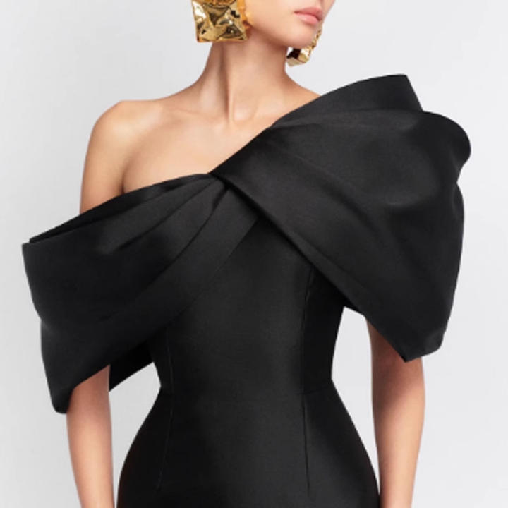 RECCV Off-Shoulder Evening Dress Gown