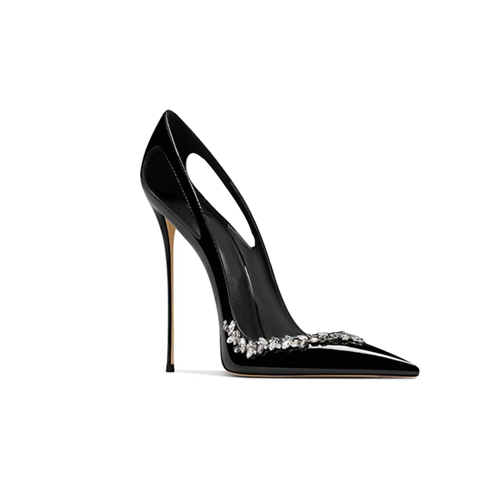 REKIN Diamante High Heel Pumps - 10cm