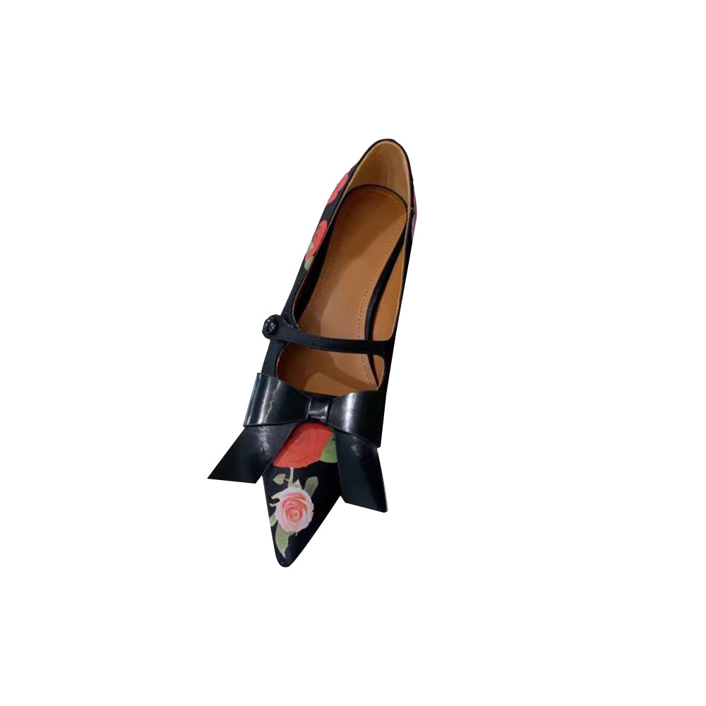 RETKE Rose Block Heel Sandals