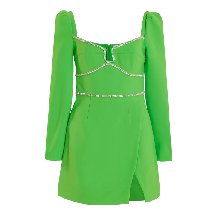ROIRE Cut Out Mini Evening Dress Gown
