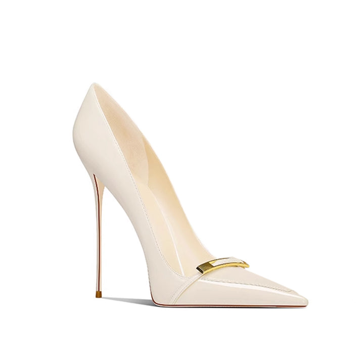 ROVUA Metal Embellished High Heel Pumps - 10cm