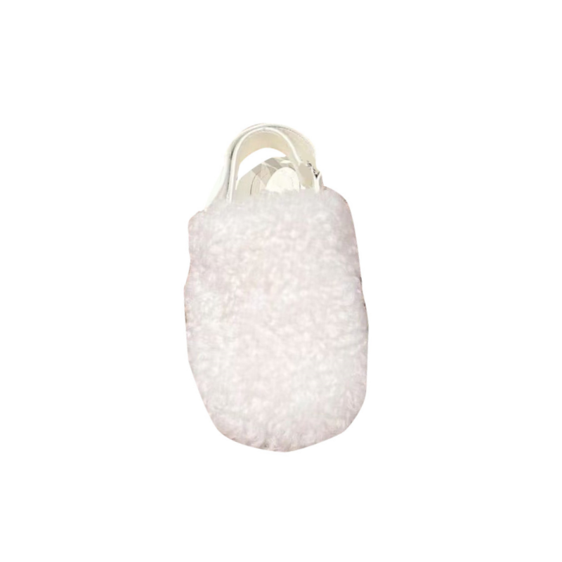 RUMIE Fur Flat Sandals