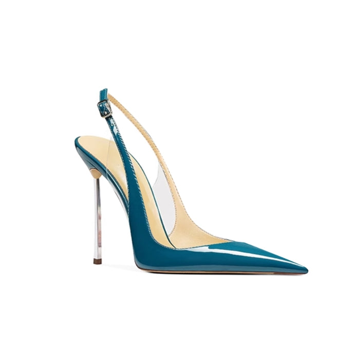 RUSCA Slingback Mid Heel Sandals - 8cm