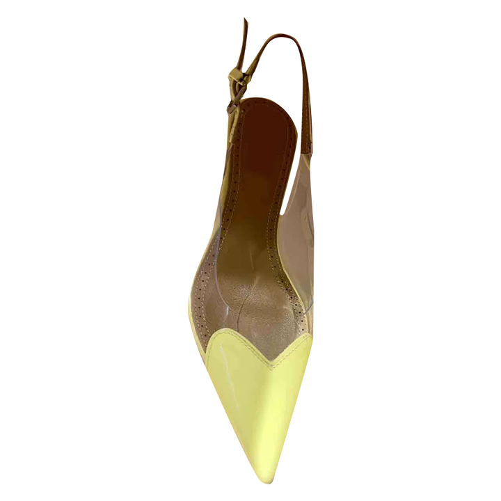 RUTCI PVC Mid Heel Sandals