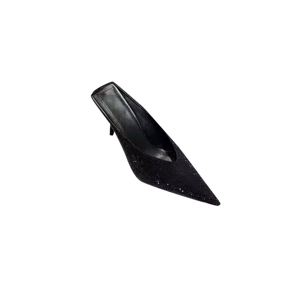 RUTIV Diamante Mules Pumps