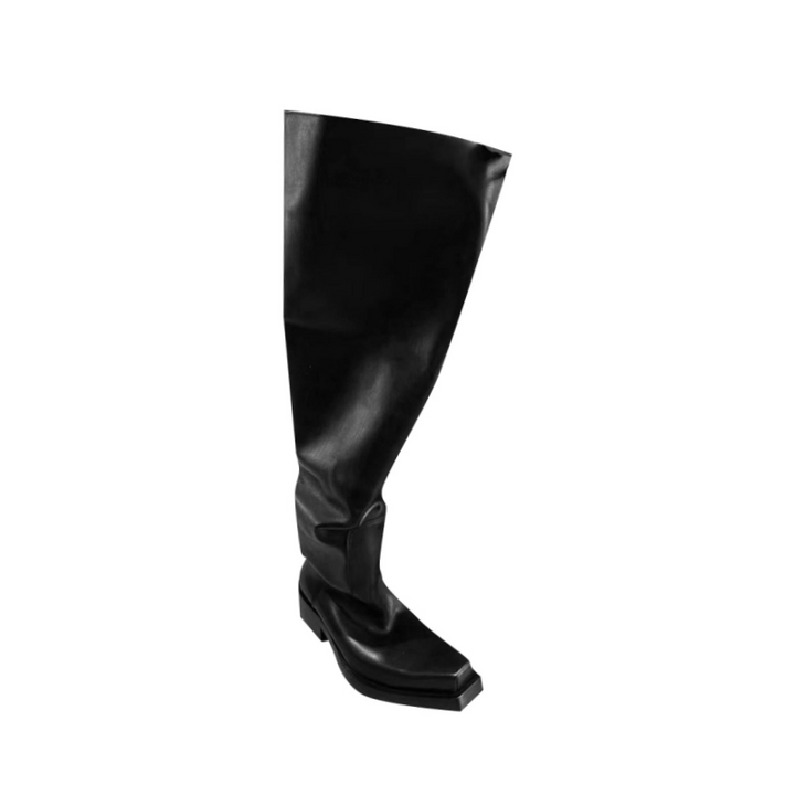 RUVIE Leather Knee High Boots