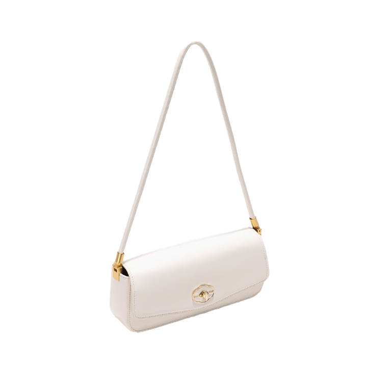 RUVTI Metal Lock Cross Body Bag