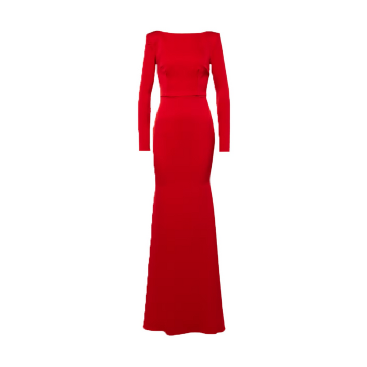 SABNI Backless Maxi Evening Dress Gown