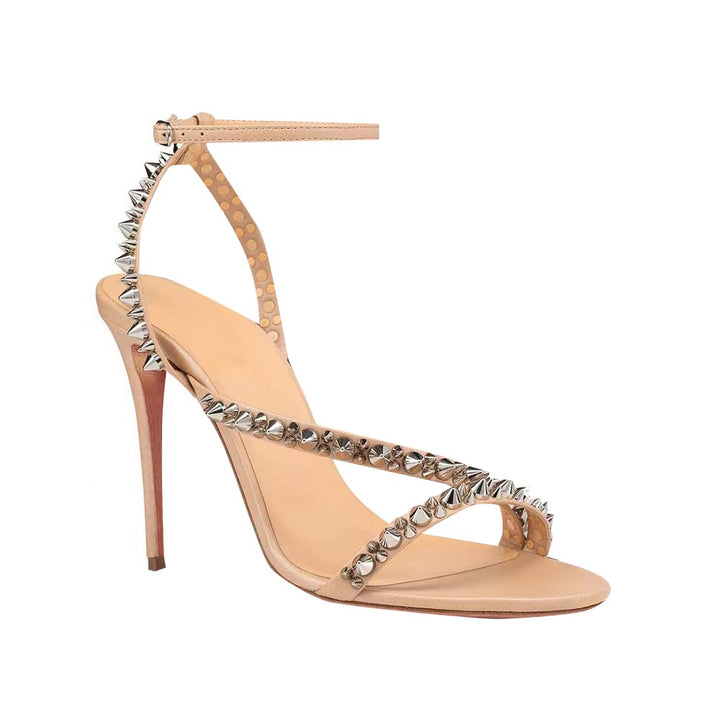 SADET Studded High Heel Sandals