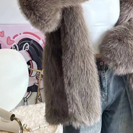 SALVA Vegan Fur Coat