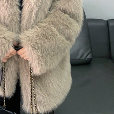 SALVA Vegan Fur Coat