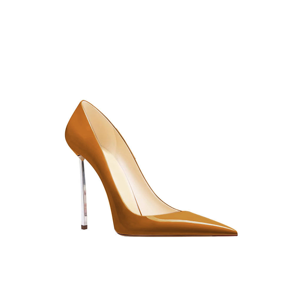 SENOK Stiletto Mid Heel Pumps - 8cm