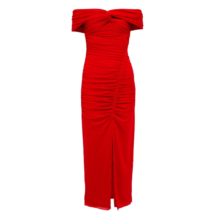 SENUO Off-Shoulder Evening Dress Gown