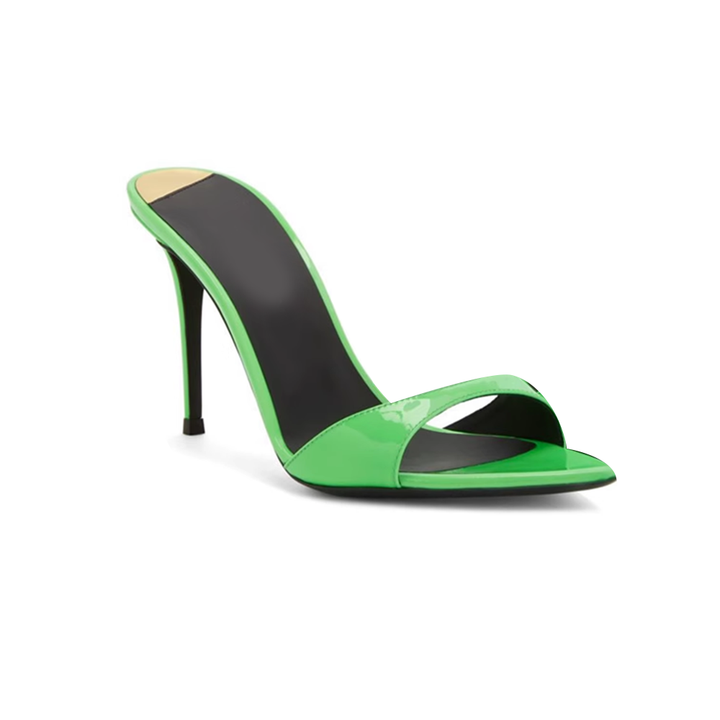 SERTI Stiletto High Heel Mules Sandals - 10cm