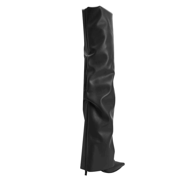 SERUK Leather Over The Knee Boots