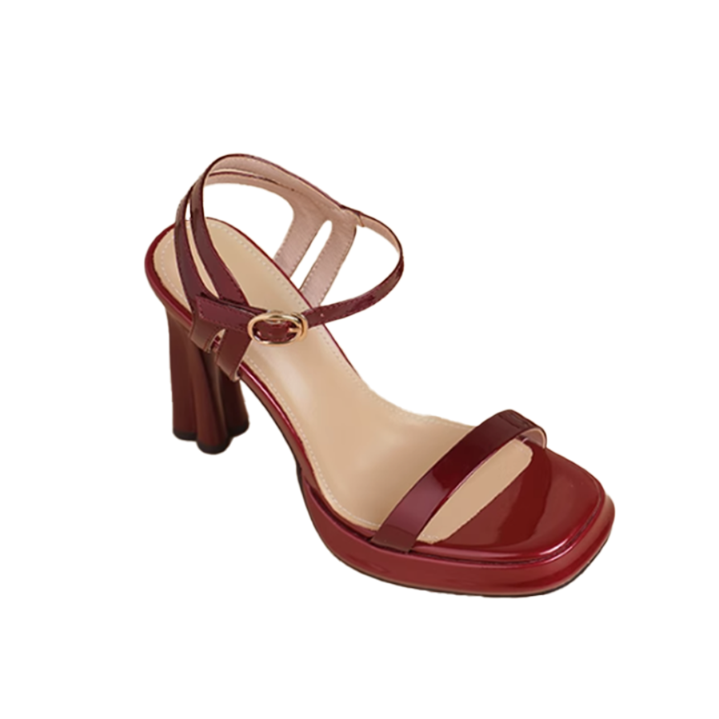 SHEVA Ankle Strap High Heel Sandals
