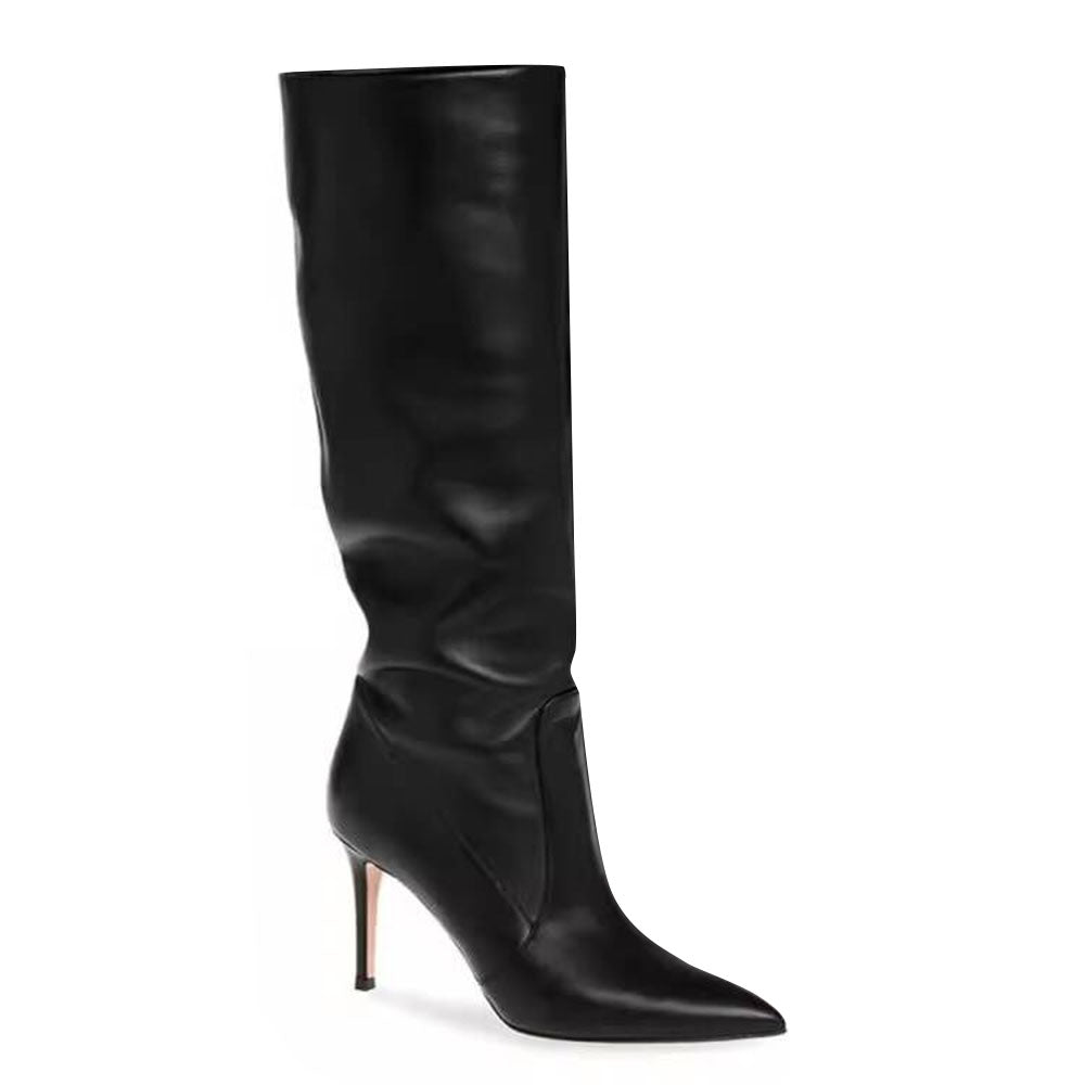 SIDEL Stiletto Heel Knee High Boots