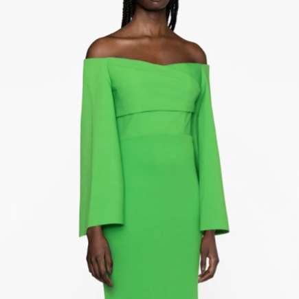 SLAUS Off-Shoulder Evening Dress Gown