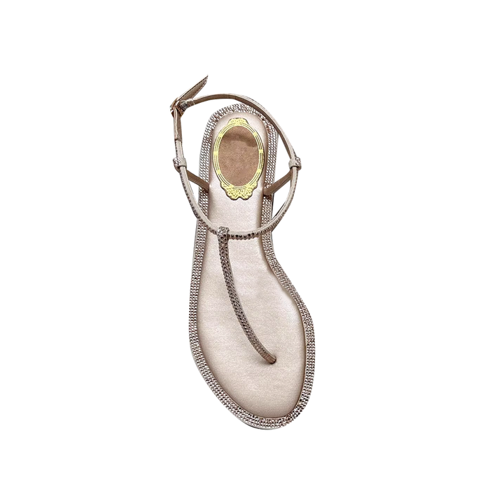 SOIKO Diamante Flat Sandals