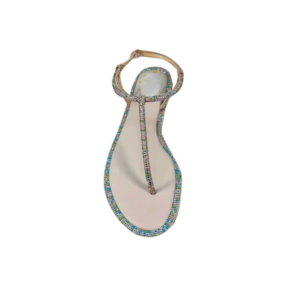 SOIKO Diamante Flat Sandals