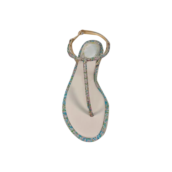 SOIKO Diamante Flat Sandals