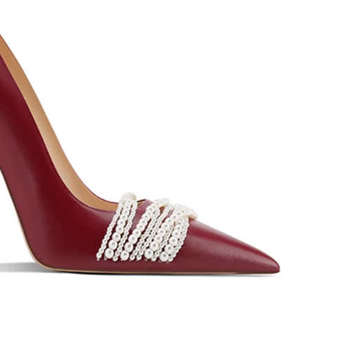SOLRA Pearl High Heel Pumps - 10cm