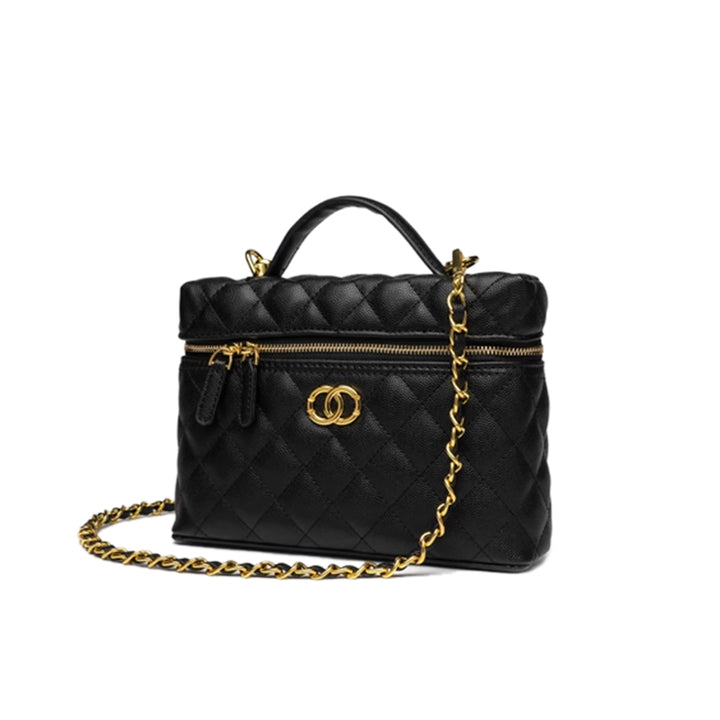 SUDCA Metal Lock Cross Body Bag