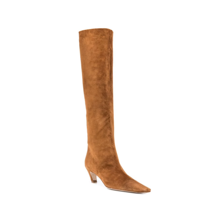 SUITH Kitten Heel Knee High Boots