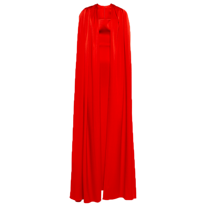 SUVMA Cape Evening Dress Gown