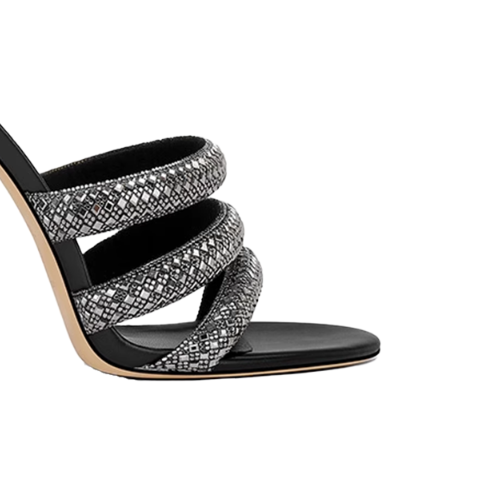 SVITO Diamante Mules Sandals - 8cm