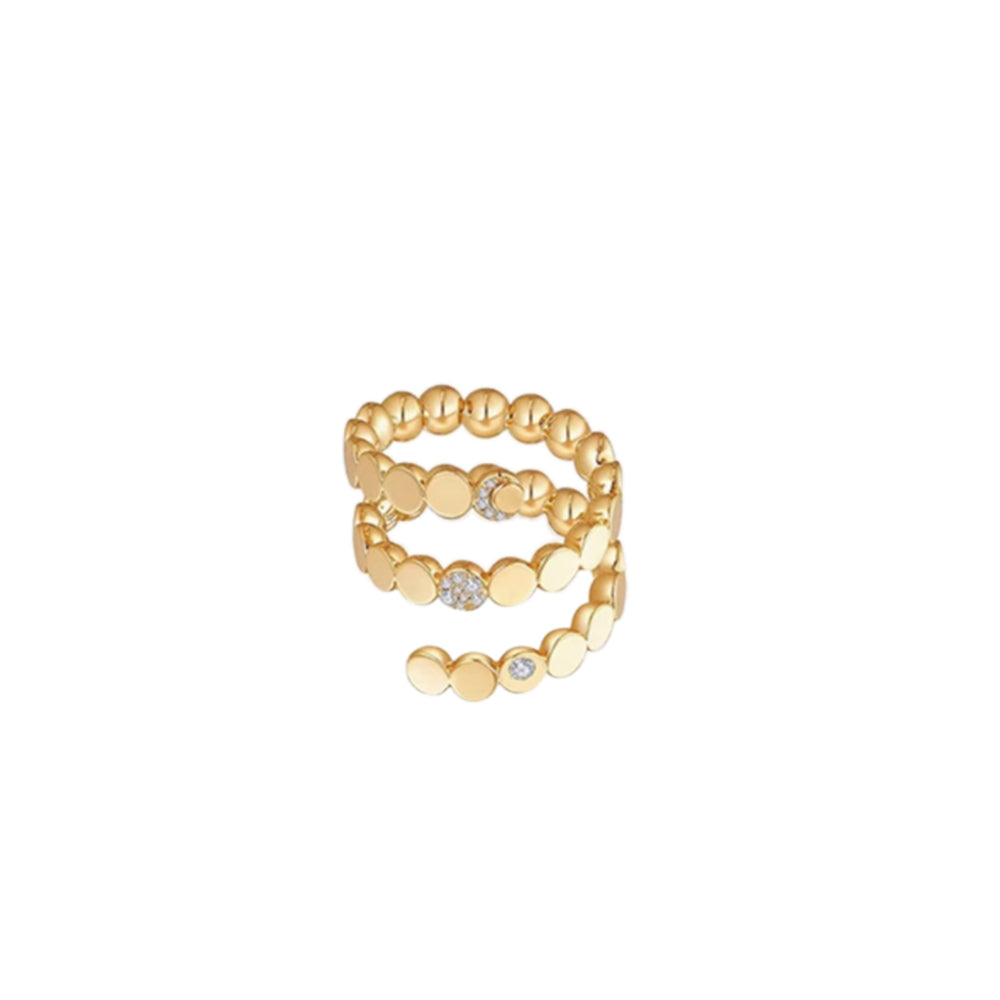 TAROF Diamante Opening Ring