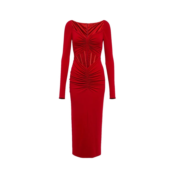 TASRE Cut Out Evening Dress Gown