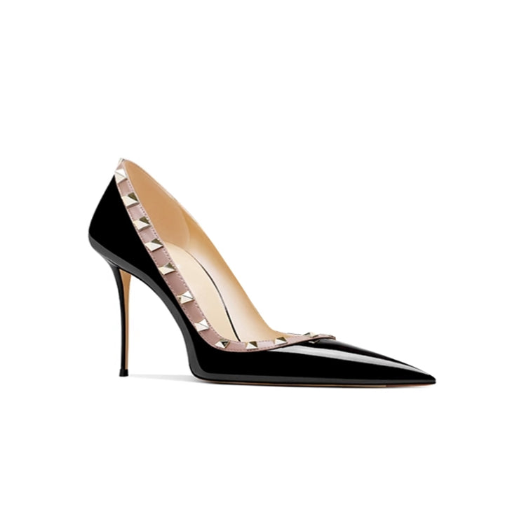 TOICA Studded Mid Heel Pumps - 6cm