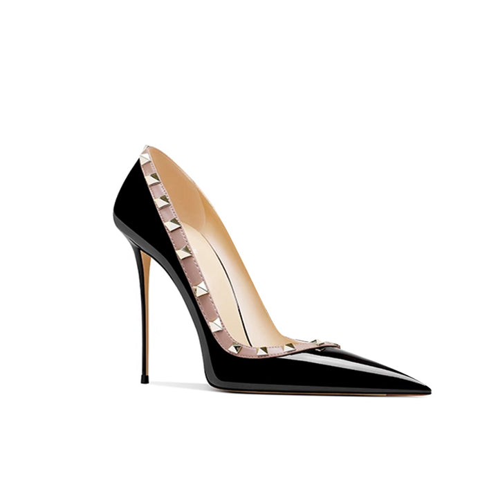 TOICA Studded Mid Heel Pumps - 8cm