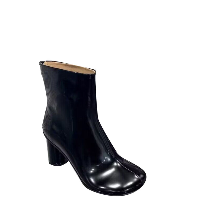 TUCIA Block Heel Ankle Boots