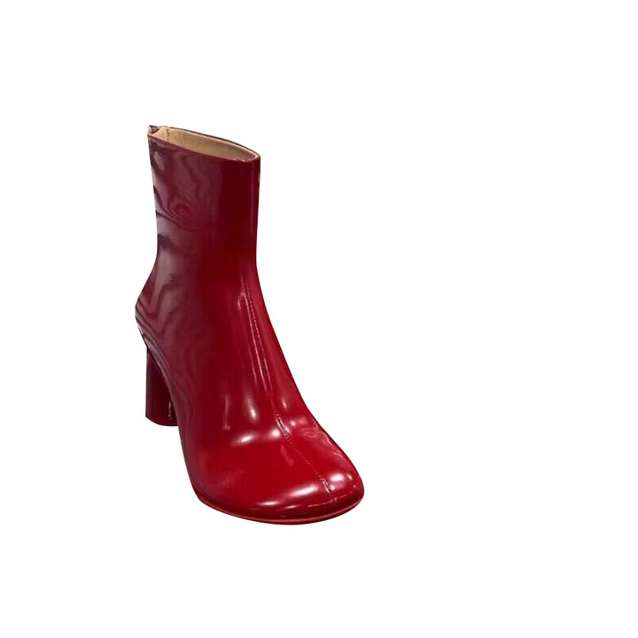 TUCIA Block Heel Ankle Boots