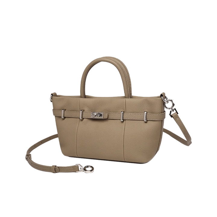 VACHR Metal Lock Tote Bag