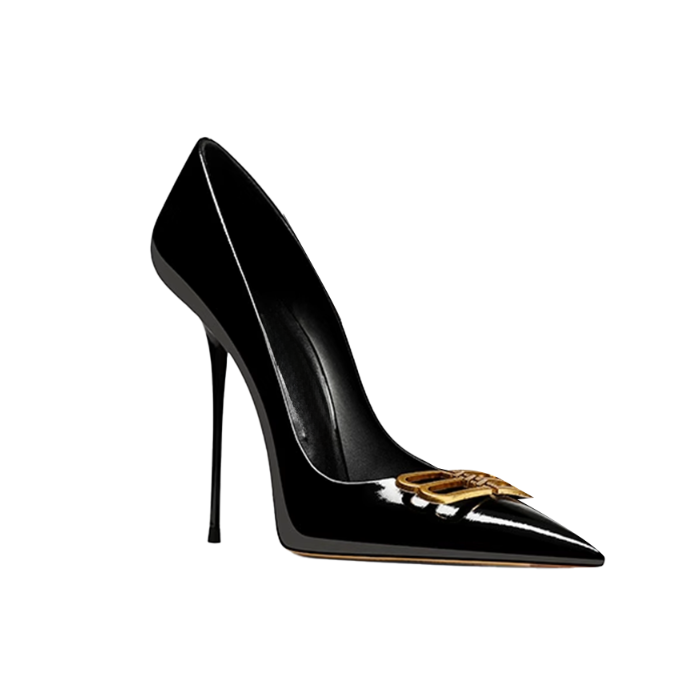 VAHAJ Metal Embellished High Heel Pumps - 10cm