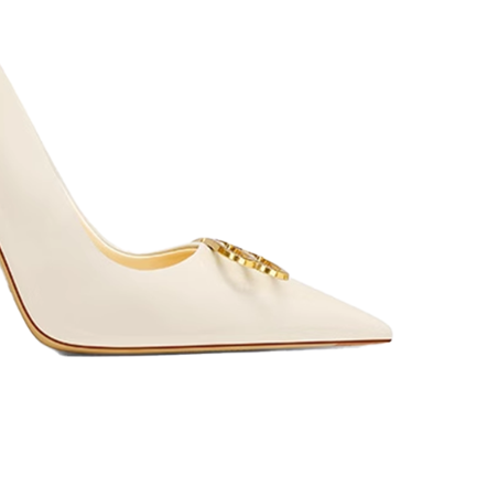 VAHAJ Metal Embellished Mid Heel Pumps - 8cm